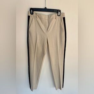 DKNY Essex Tuxedo Stripe Ankle Pants